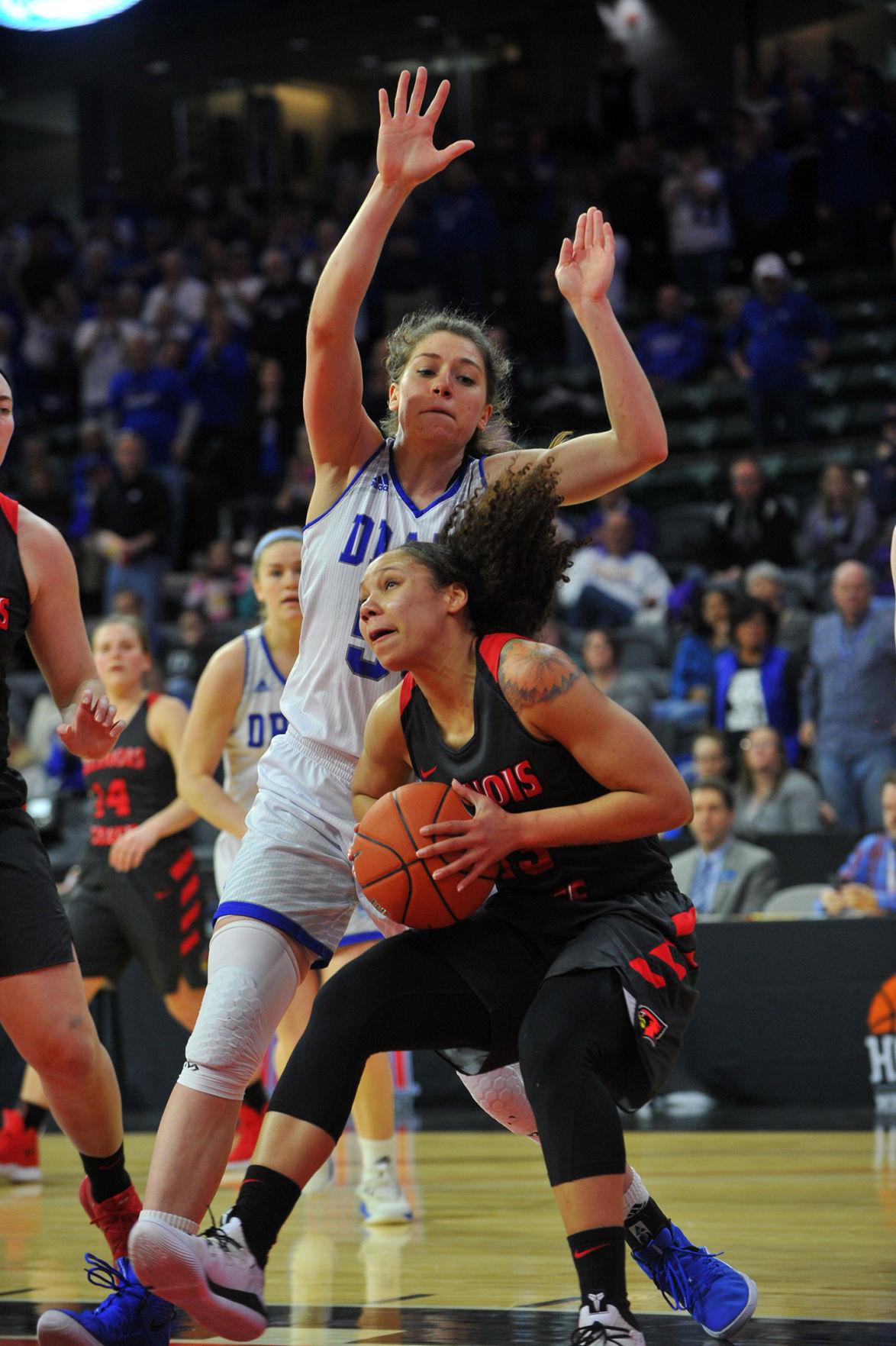 Drake vs Illinois State at the 2019 Missouri Valley Conference Women's Basketball Tournament
